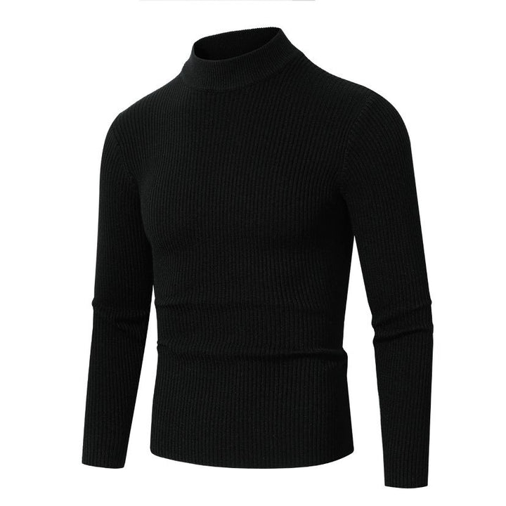 Herren Rollkragenpullover aus hochwertiger Rippenstruktur Echoarchiv