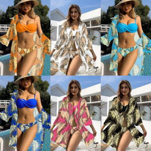 Damen Bikini-Set mit elegantem Kimono Echo Archiv