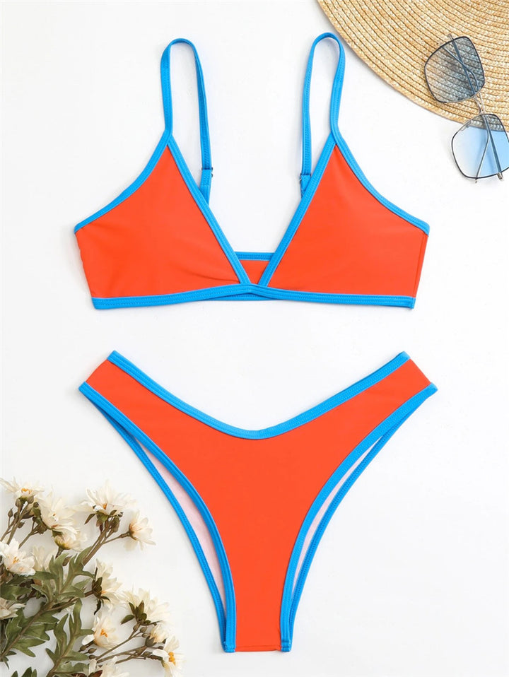 Damen Triangel-Bikini mit eleganter Naht und sportlichem Schnitt Echo Archiv