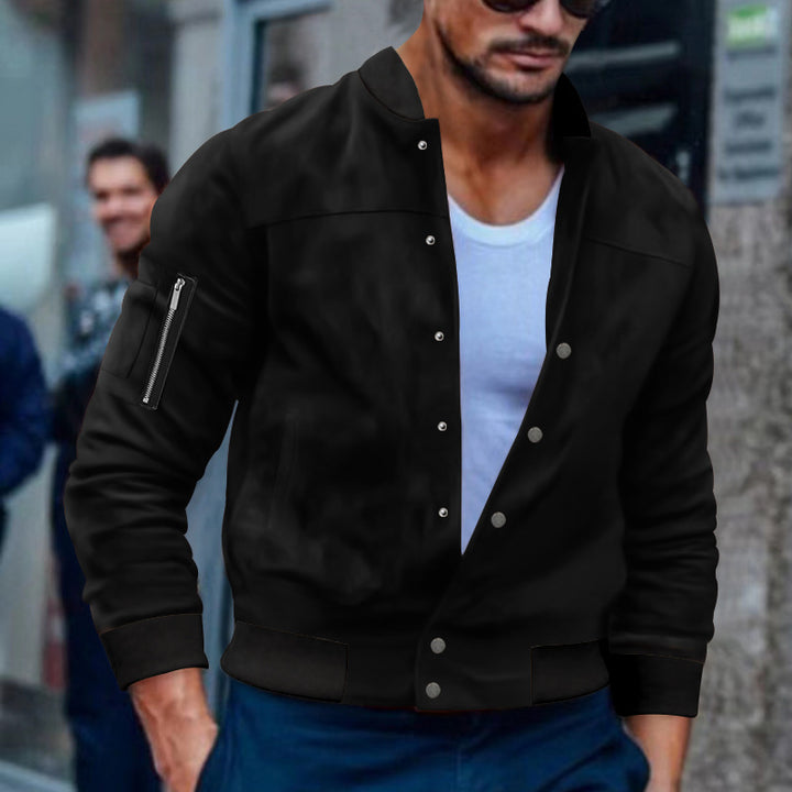 Herren modische Bomberjacke mit funktionalen Taschen und stylischem Design Echoarchiv
