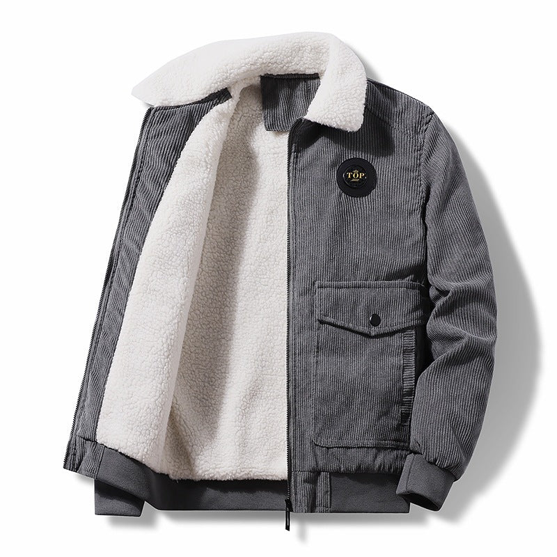 Herren  Cordura-Sherpa-Futter Bomberjacke mit Klappen-Nutzertaschen Echo Archiv