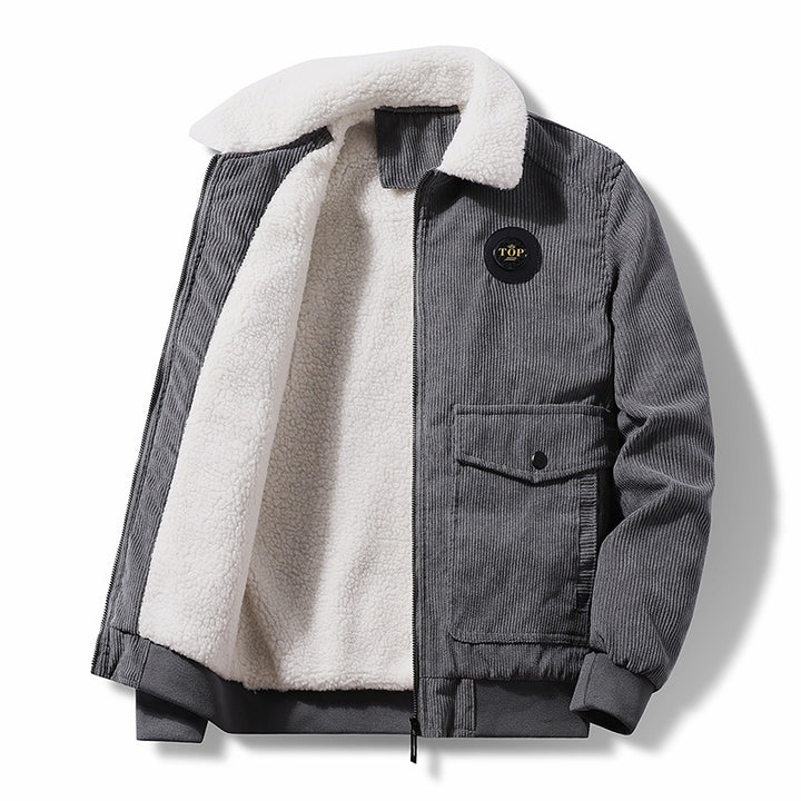Herren  Cordura-Sherpa-Futter Bomberjacke mit Klappen-Nutzertaschen Echo Archiv