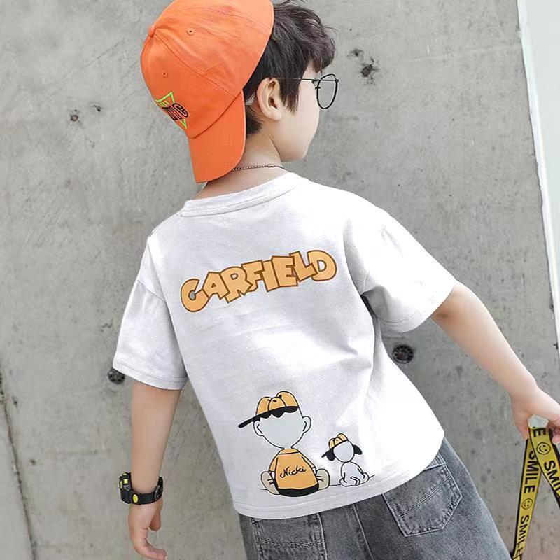 Jungen Baumwoll-T-Shirt mit coolem Cartoon-Design Echo Archiv