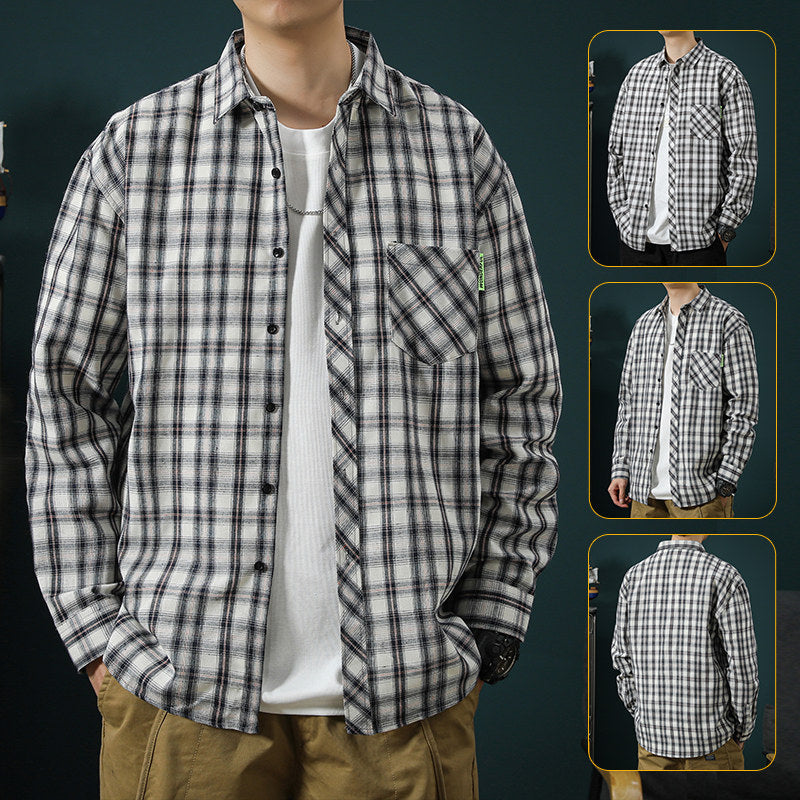 Herren Karierter Flanellshirt Echoarchiv