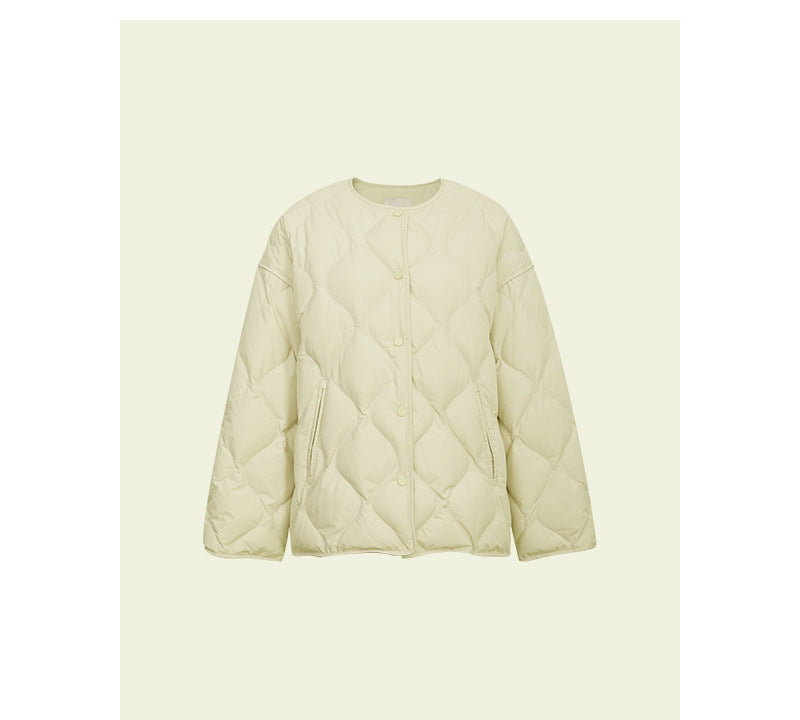 Damen Modische lange Daunenjacke Echoarchiv