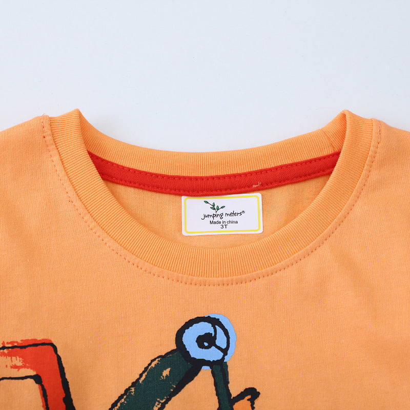 Kinder T-Shirt mit originellem Baustellenmotiv Echo Archiv