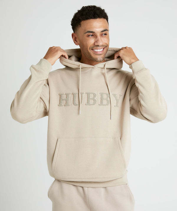 Herren Kapuzenpullover mit stilvollem Schriftzug Echoarchiv