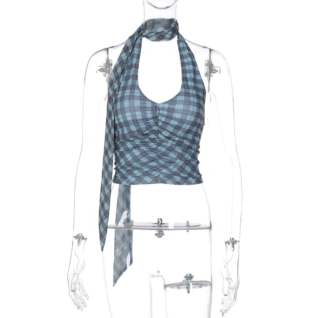 Damen Wickelbluse mit raffiniertem Krawatten-Design Echo Archiv