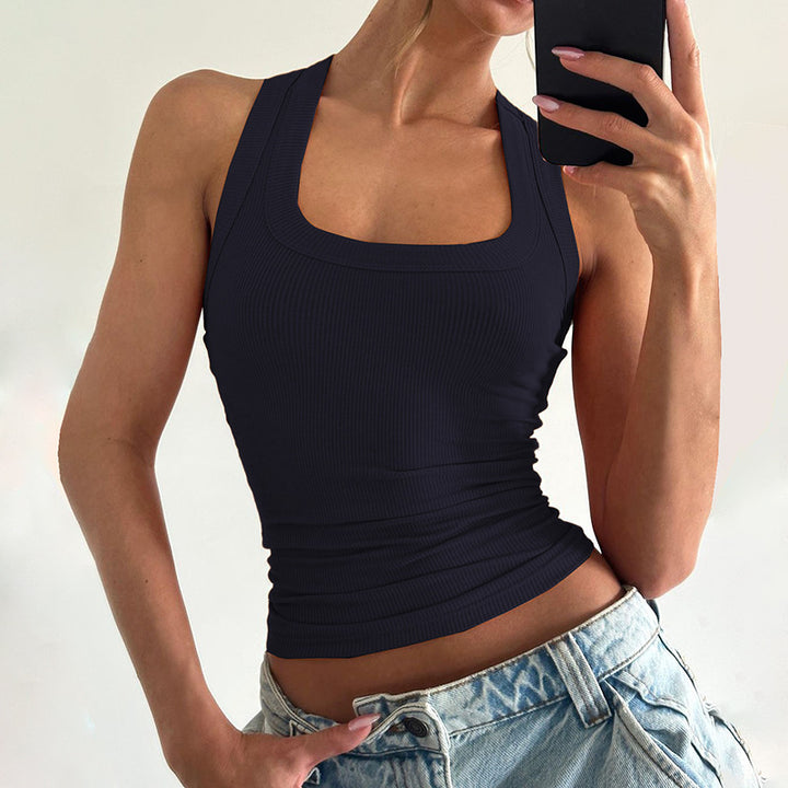 Damen Sportliches Crop-Top Echo Archiv