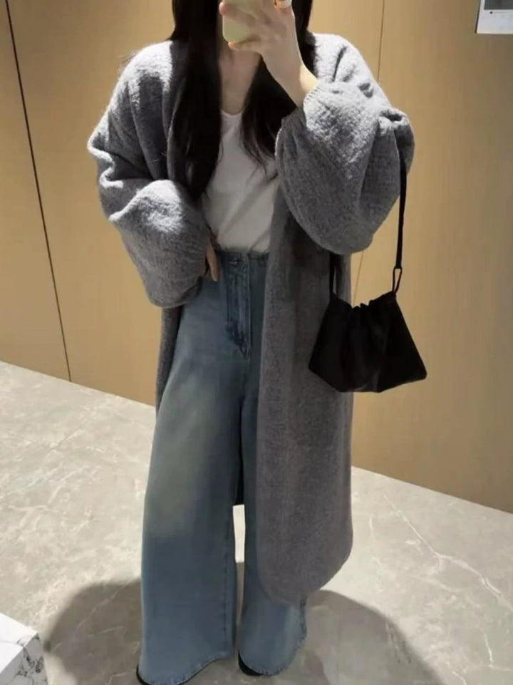 Damen Oversized Cardigan mit weichem Material Echo Archiv