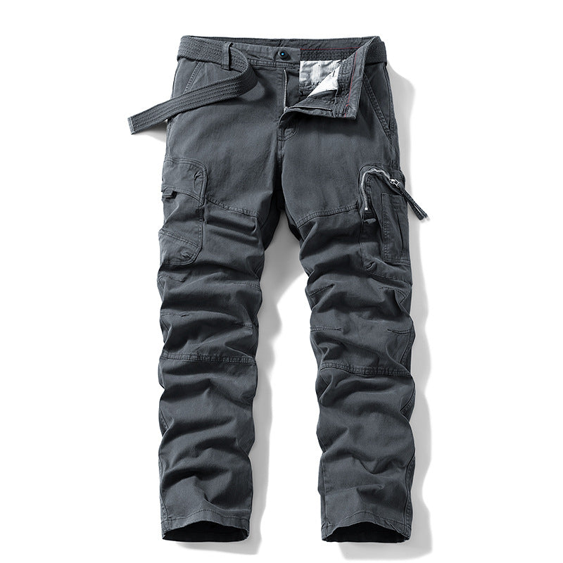Herren Robuste Utility-Cargohose mit ergonomischen Knieabnähern und integriertem Webgürtel Echo Archiv