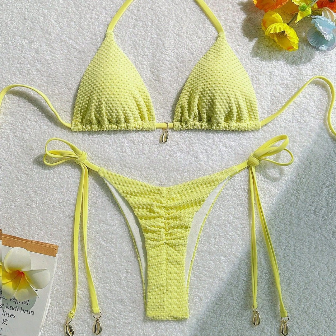Damen Bikini mit strukturierter Oberfläche Echo Archiv