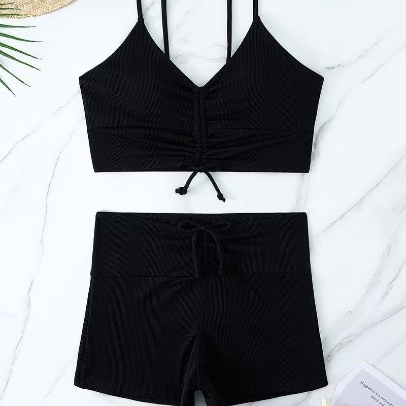 Damen Sportliches Bikini-Set mit verstellbaren Trägern Echo Archiv