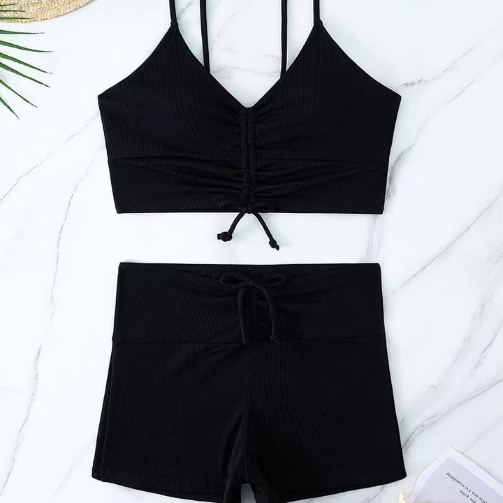 Damen Sportliches Bikini-Set mit verstellbaren Trägern Echo Archiv