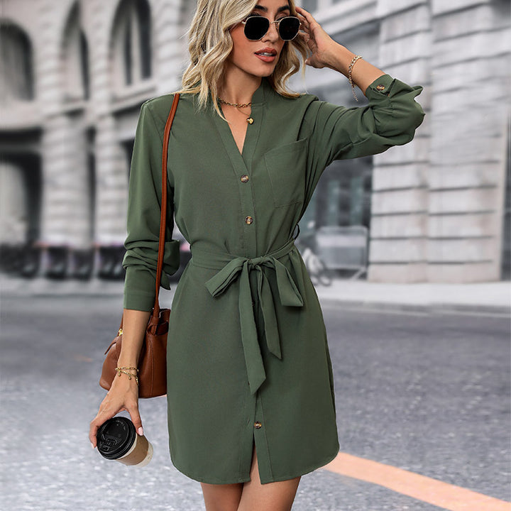 Damen Hemdblusenkleid mit Taillengürtel Echo Archiv 1788168858