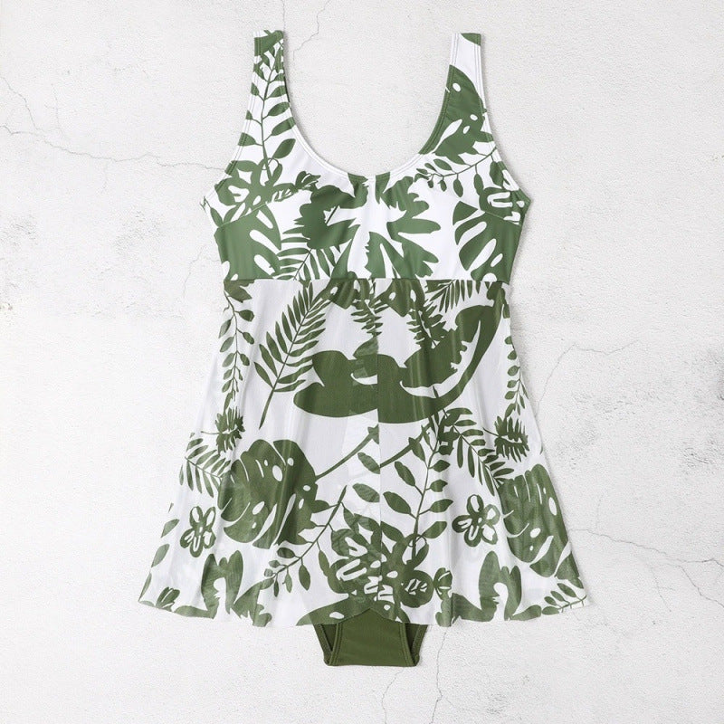 Damen Badeanzugkleid mit floralem Design und elegantem Schnitt Echo Archiv