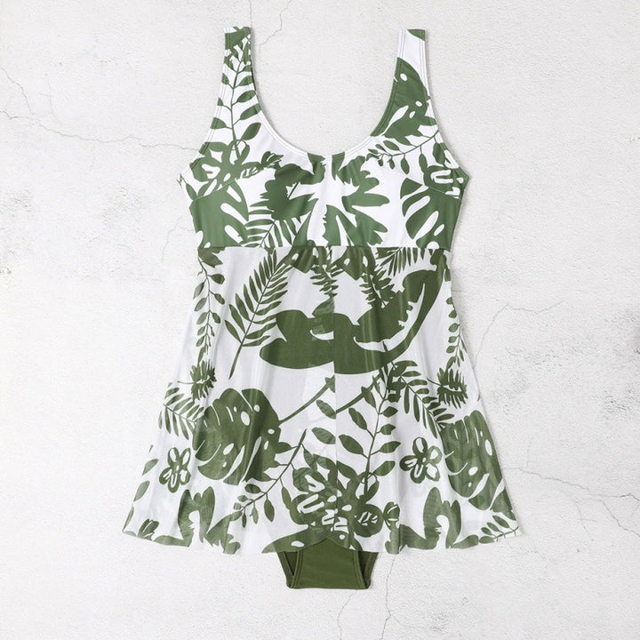 Damen Badeanzugkleid mit floralem Design und elegantem Schnitt Echo Archiv