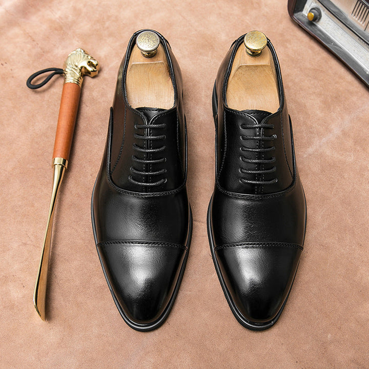 Herren Elegante Schnürschuhe aus hochwertigem Leder mit komfortabler Innensohle Echoarchiv