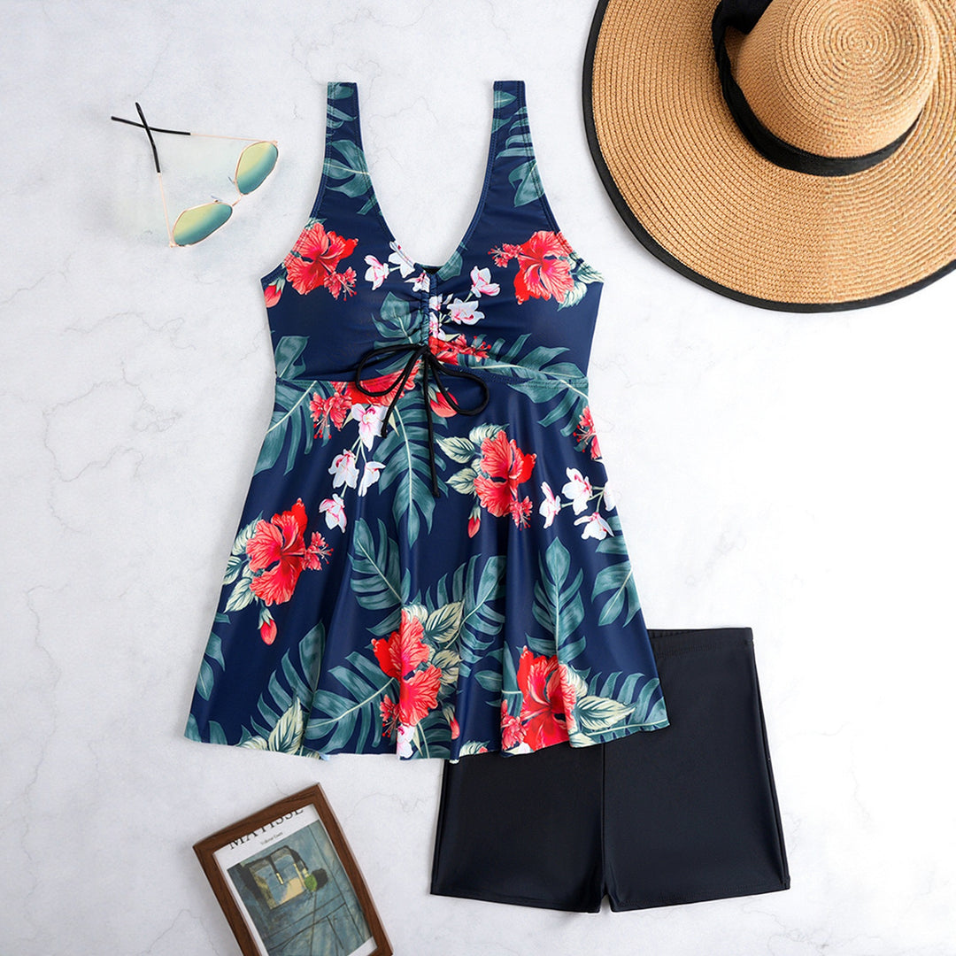 Damen Strandkleid mit integrierter Shorts Echo Archiv