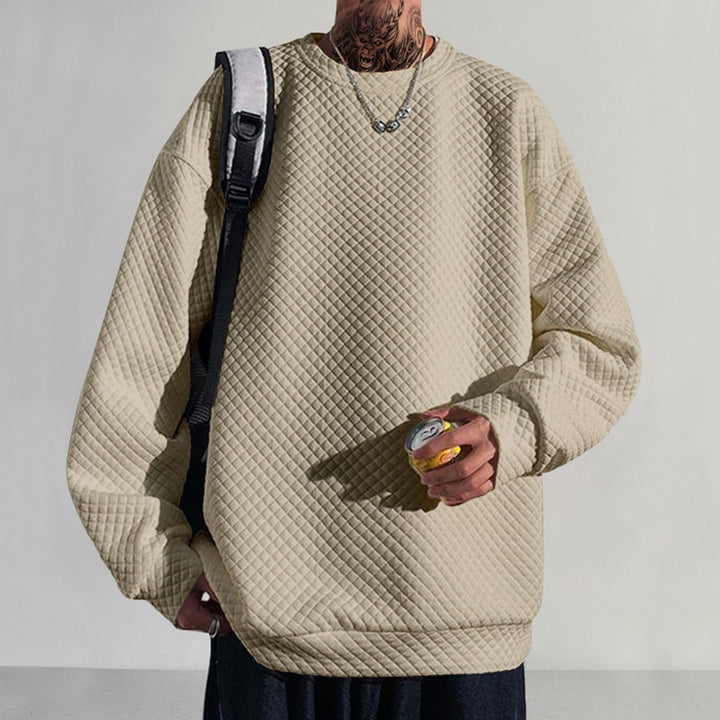 Herren Oversized Sweatshirt mit strukturiertem Design Echoarchiv