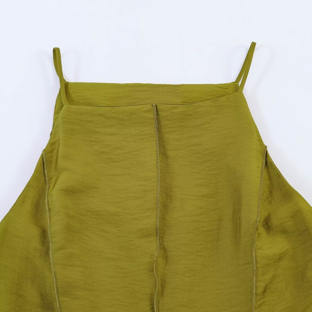 Damen Trägerkleid mit elegantem Schnitt und praktischem Taillengürtel Echo Archiv