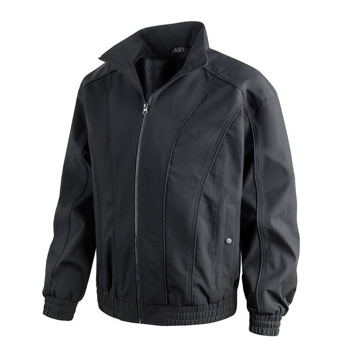 Herren Freizeitjacke mit hochschließendem Kragen und elastischem Bund Echoarchiv