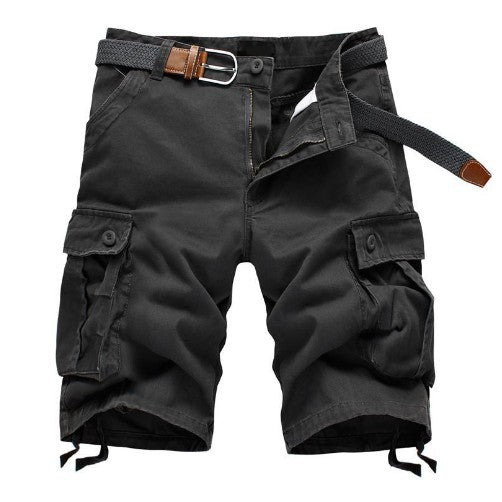 Herren Cargo-Shorts mit vielseitigen Taschen und verstellbarem Bund Echoarchiv