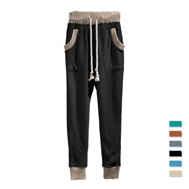 Herren Sportliche Jogginghose mit bequemen seitlichen Eingrifftaschen und elastischem Bund Echoarchiv