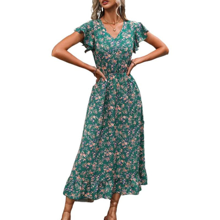 Damen Midikleid mit floralem Design Echo Archiv