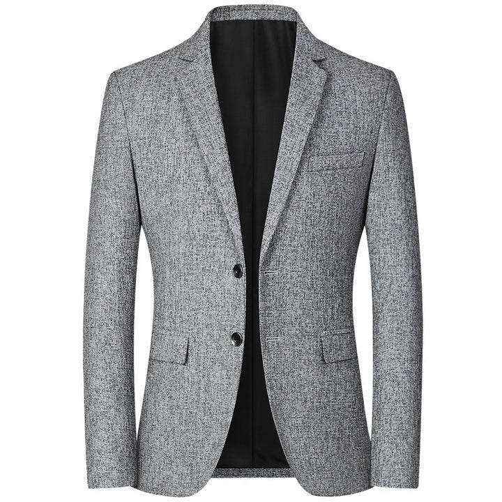 Herren moderner und eleganter Blazer aus Strukturstoff Echoarchiv
