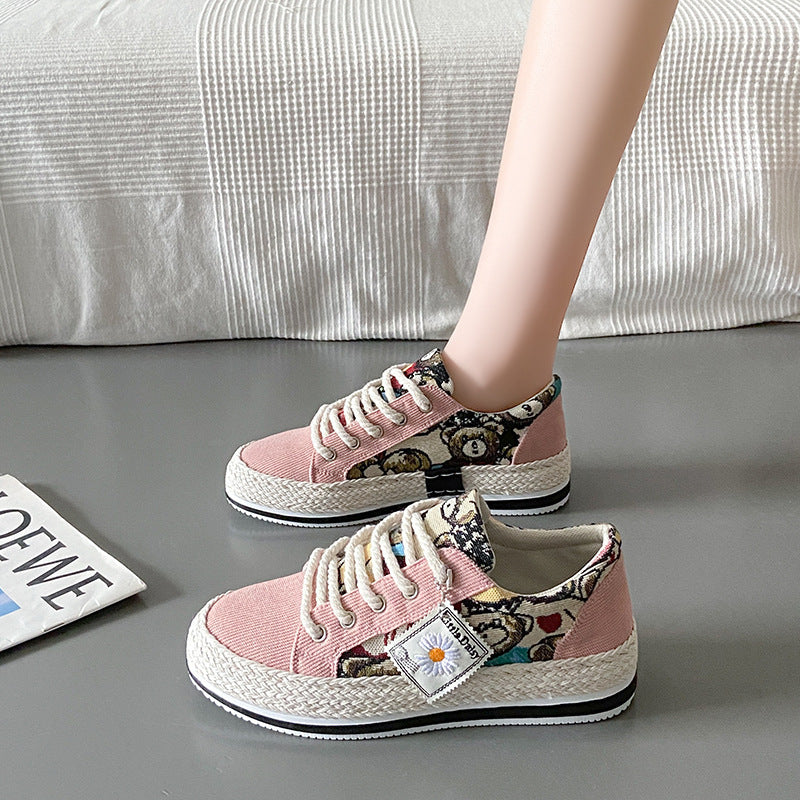 Damen Modische Schnürschuhe – Névara
