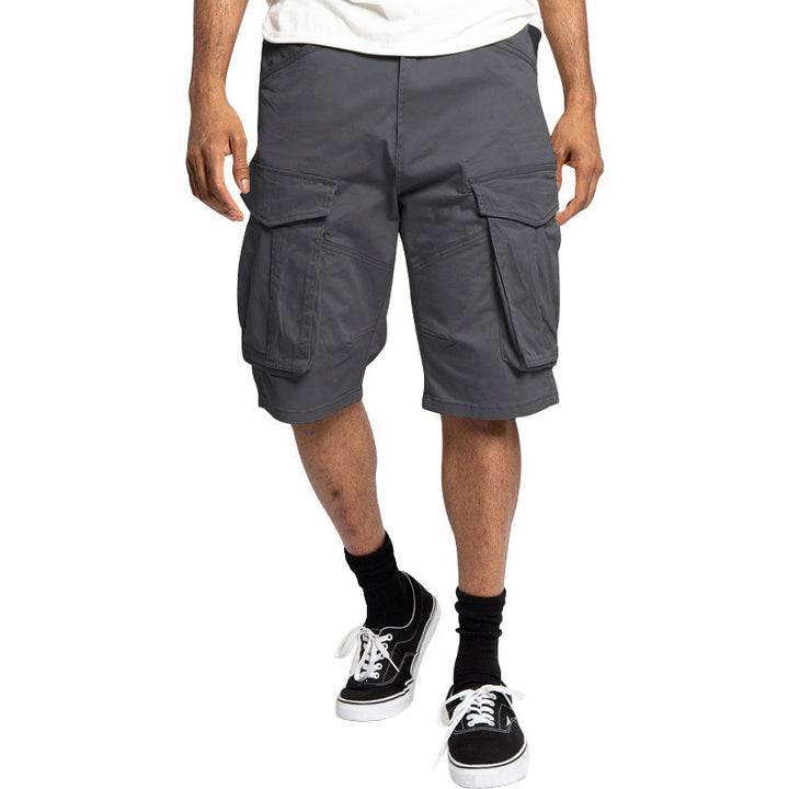 Herren Cargo-Shorts mit vielseitigen Taschen und elastischem Bund Echoarchiv