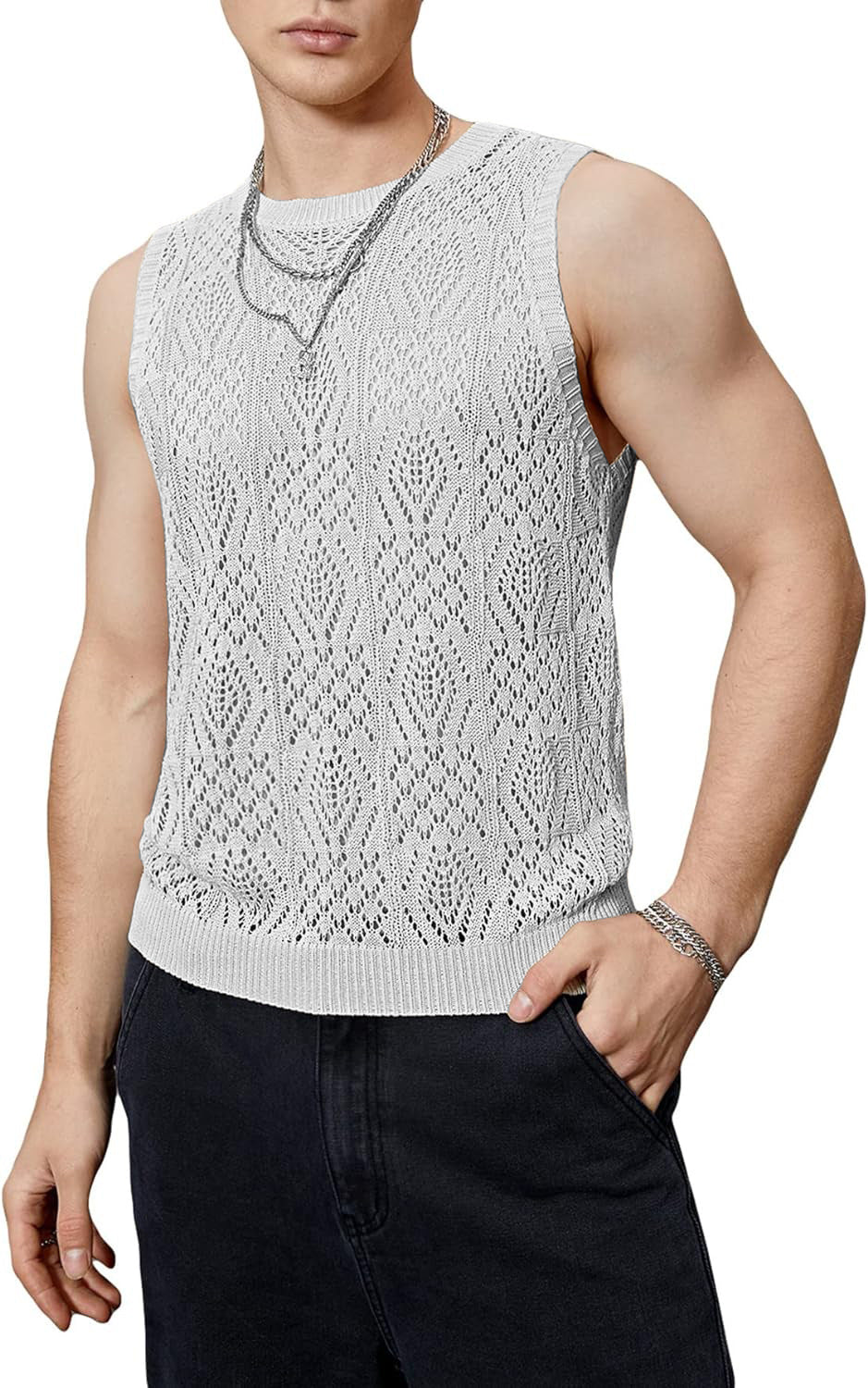 Herren Strick-Mustershirt Echoarchiv