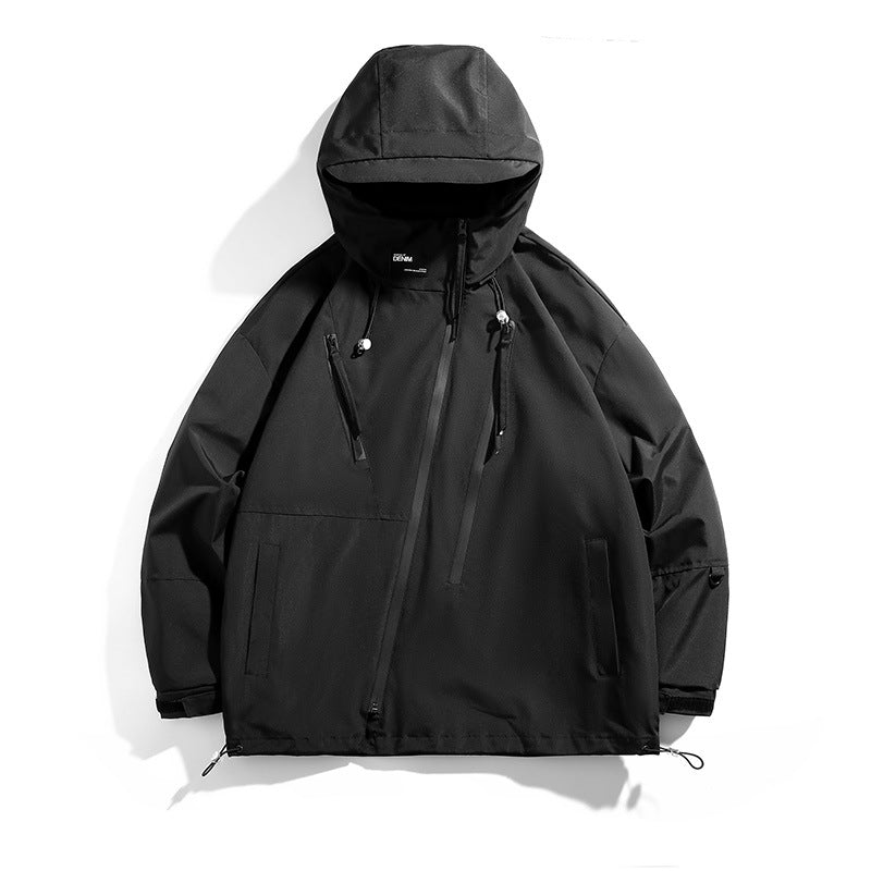 Herren Funktionsjacke mit vielseitigen Taschen und wasserdichtem Design Echoarchiv