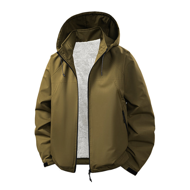 HerrenKapuzenjacke mit innerem Teddy-Futter Echo Archiv