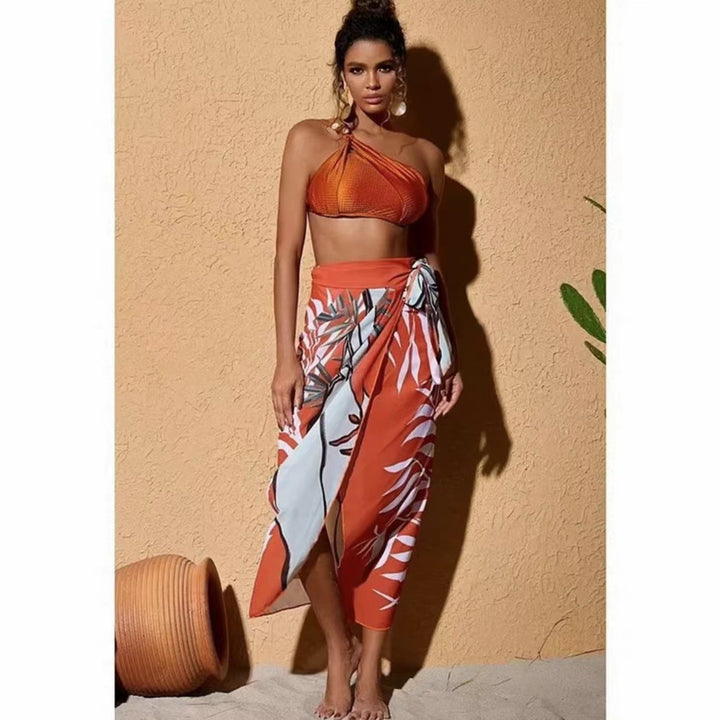 Damen Bikini-Set mit dekorativem Wickelrock Echo Archiv
