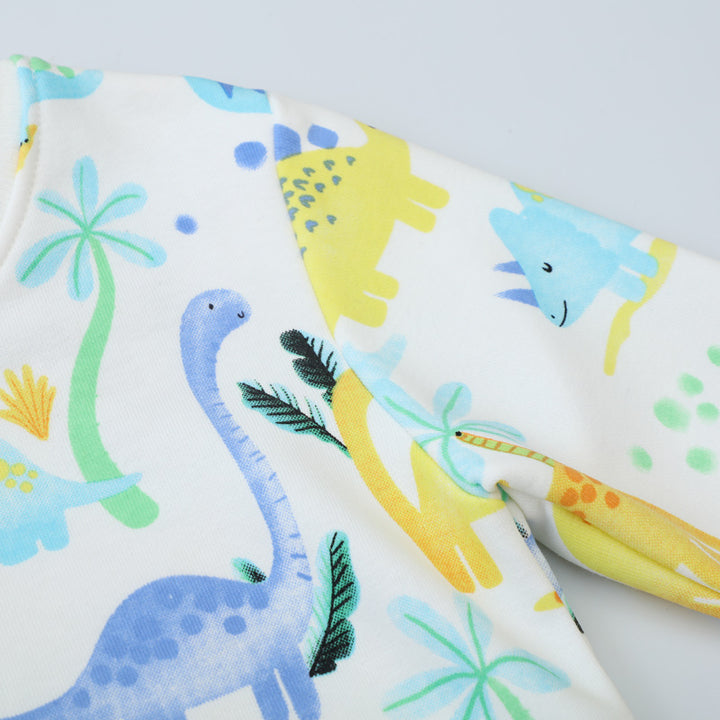 Kinder Sweatshirt mit buntem Dinosaurierdruck Echo Archiv