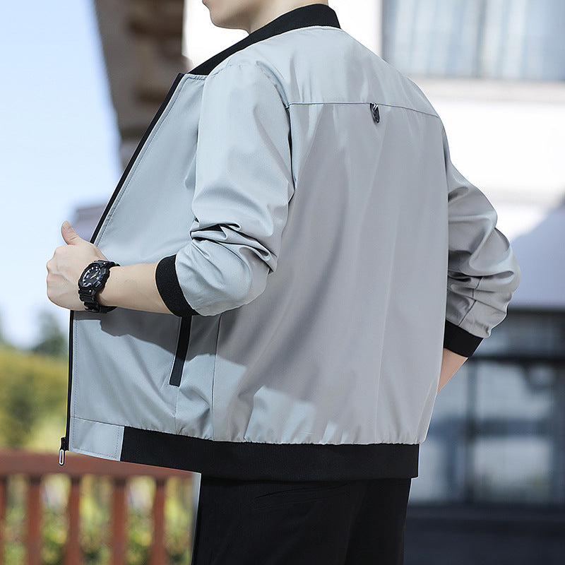 Herren Modische Baseballjacke Echo Archiv