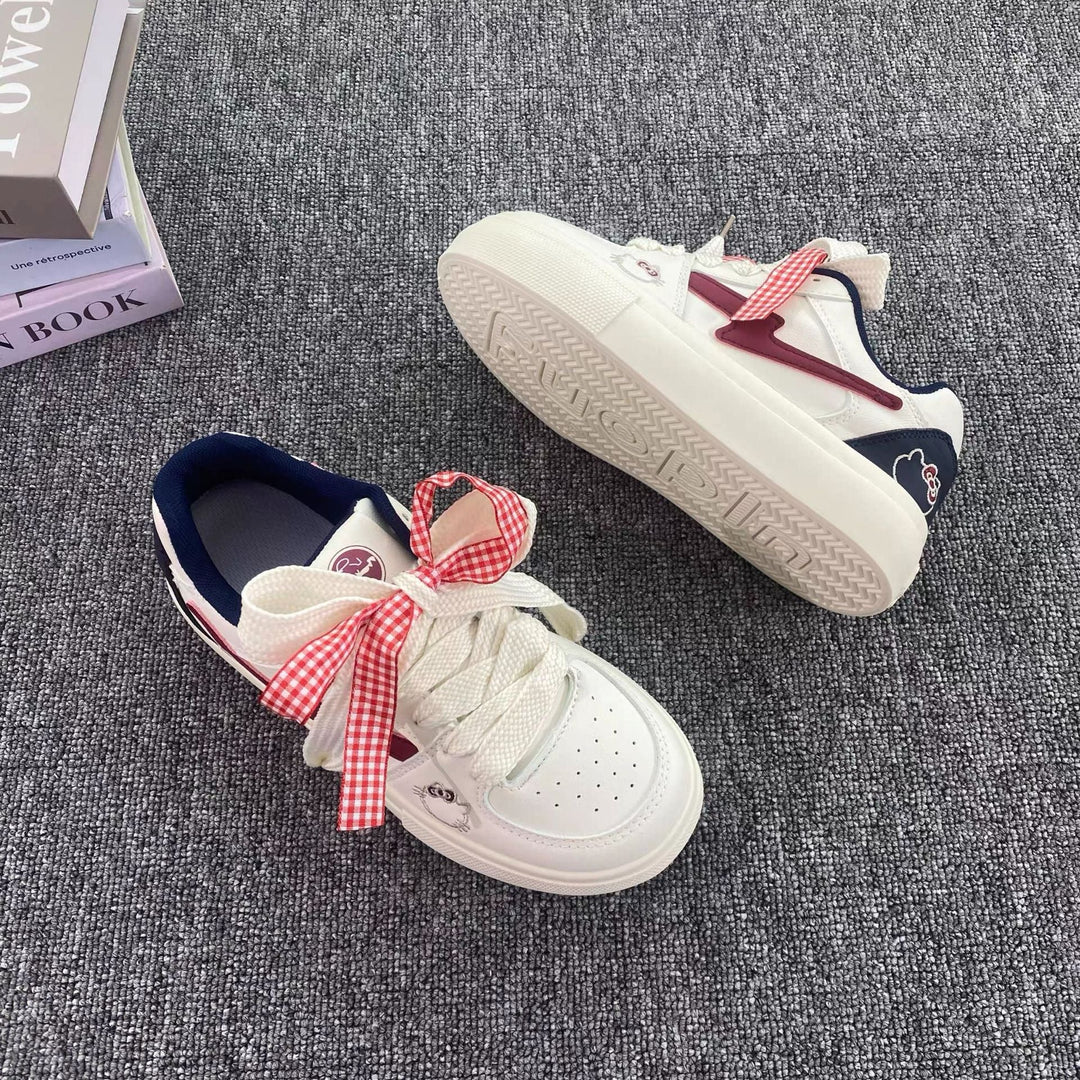 Damen Sneakers mit süßem Tierdesign und flauschigen Details Echo Archiv