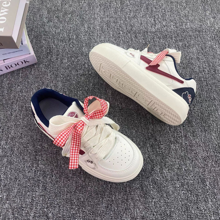 Damen Sneakers mit süßem Tierdesign und flauschigen Details Echo Archiv