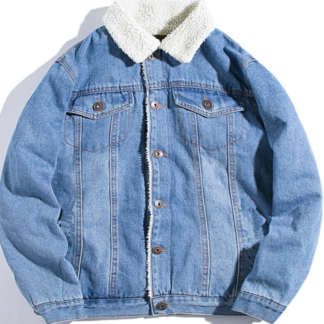 Herren Denimjacke mit Fleece-Futter Echoarchiv