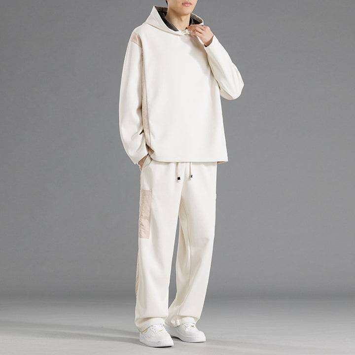 Herren lässiger Hoodie und Jogginghose Set Echoarchiv