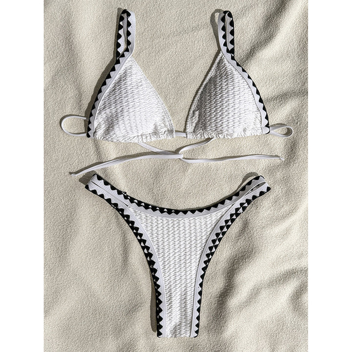 Damen Triangel-Bikini mit raffinierten Kontrastdetails Echo Archiv