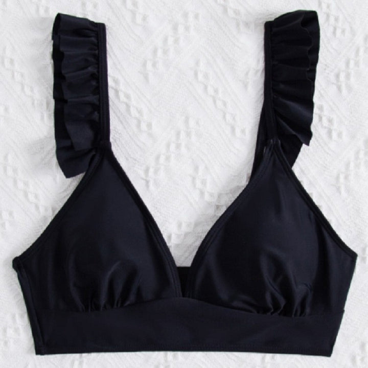 Damen Triangel-Bikinioberteil mit Rüschendetails Echo Archiv