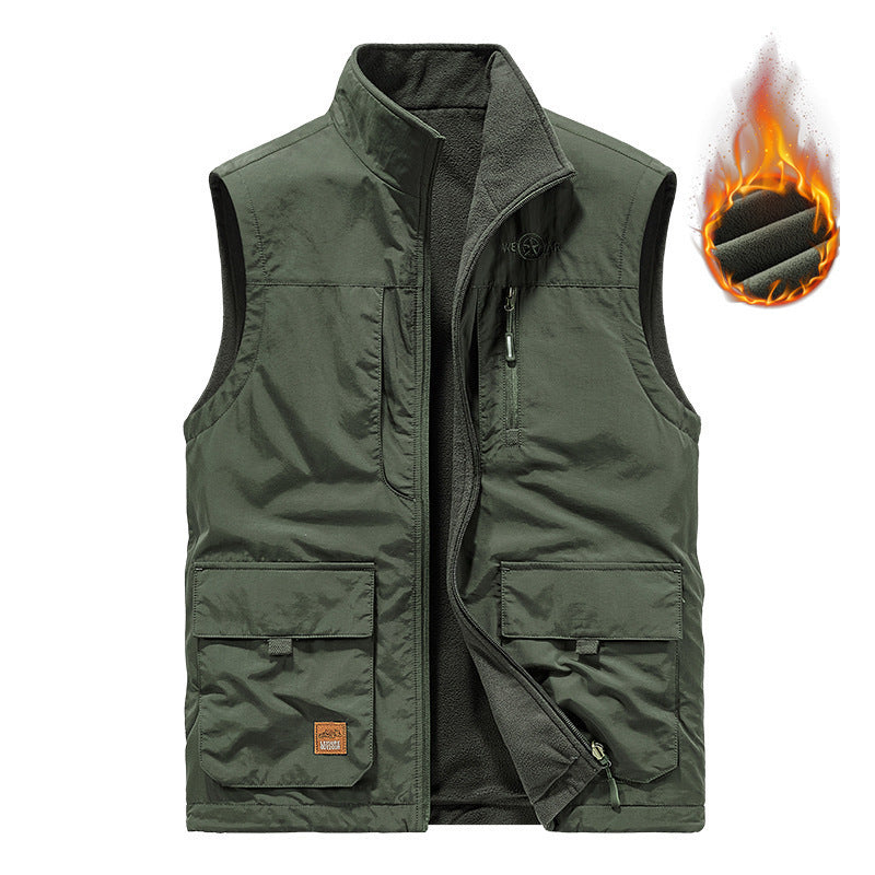 Herren Multifunktionale Fleece-Weste Echo Archiv