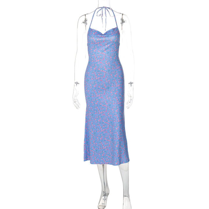 Damen Maxikleid mit eleganter Schnürung und floralem Muster Echo Archiv