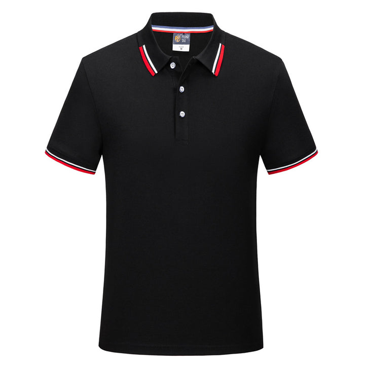 Herren Poloshirt mit atmungsaktivem Stoff und modischen Kontrast-Details Echoarchiv