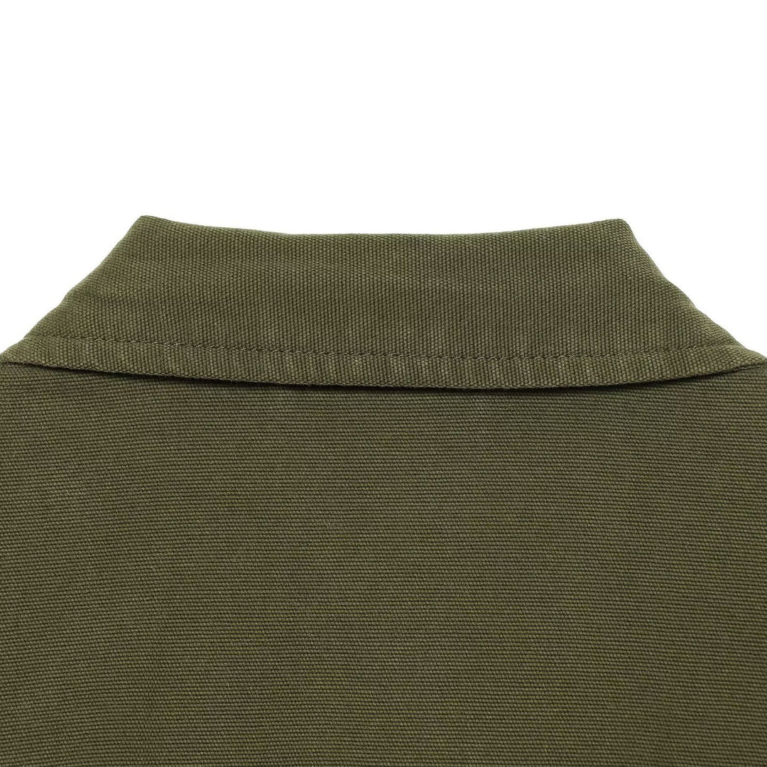Damen Cropped Fieldjacke mit durchgehendem Reißverschluss, Pattentaschen und Tunnelzugtaillierung Echoarchiv