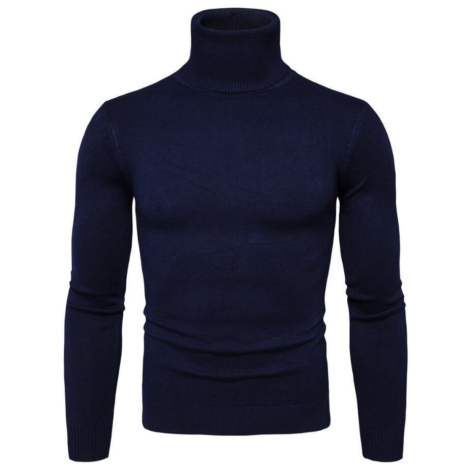 Herren Rollkragenpullover aus feiner Strickware Echoarchiv