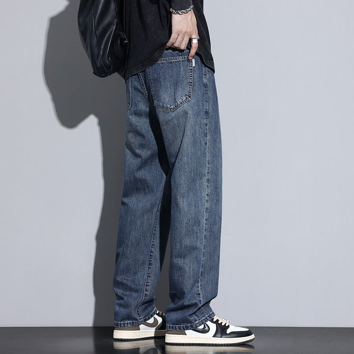 Herren Bequeme Weitbein-Jeans Echoarchiv
